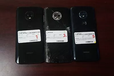 MOTO G6 - 32GB - Black  (PLEASE READ) Lot Of 3 • $18