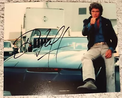 David Hasselhoff (Knight Rider Baywatch) Genuine Signed 10 X 8 Photo • £9.95