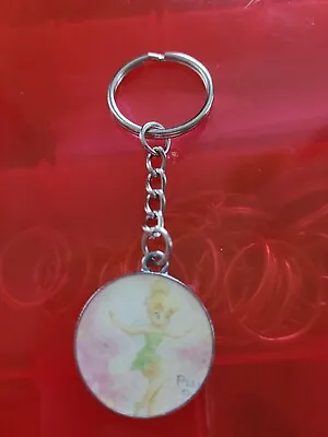 £2 • Buy Tinkerbell Pink Keyring Keychain Bag Purse Charm Metal Disney