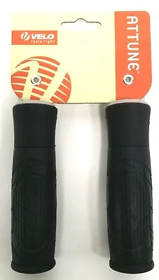 Velo Attune Ergo Gel Double Density Bicycle Grips 125mm • $14.83