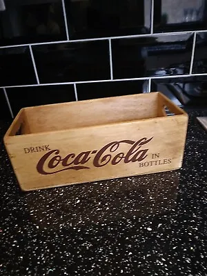  Wooden Coca Cola Advertising Bottle Crate Hand Made Free Postage 🇬🇧 Uk • £14.95