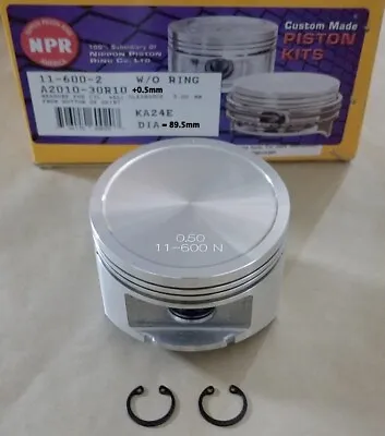 NPR 11-600-2 Piston For Nissan KA24E 89.5mm 240SX S13 Axxess Stanza SOHC SINGLE • $61.88