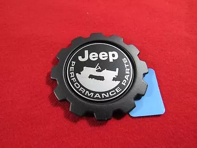 JEEP WRANGLER Jeep Fender Performance Parts Gear Shaped Badge NEW OEM MOPAR • $31.44