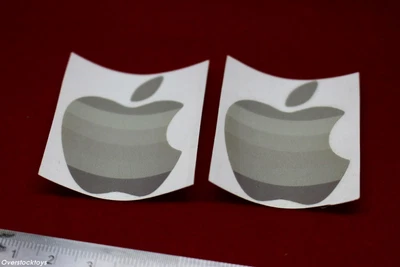 £2.10 • Buy 6 Pcs Of Retro Apple Logo Stickers PC MacBook Laptop Toolbox Car Decal #1