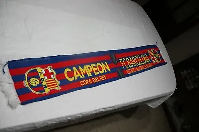 Scarf Football Edition Special FC Barcelona Champion Cup Of The King 2012/13 • $4.73