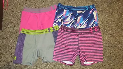 Under Armour Tennis Running Athletic Gym Shorts Girls Size XL (Lot Of 4) • $24.99