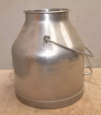 Vintage Delaval Stainless Steel Milking 5 Gallon Bucket Pail Can Dairy Planter • $69.99