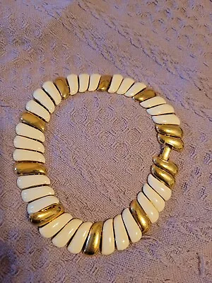 Vintage Monet Necklace 1980s Statement Signed  • $20