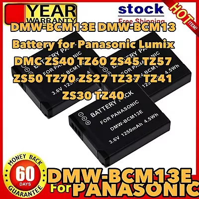 3x HIGH Q Battery For Panasonic Lumix DMC-TZ40 DMC-TZ55 DMC-TZ60 DMC-TZ70 Camera • $35.80