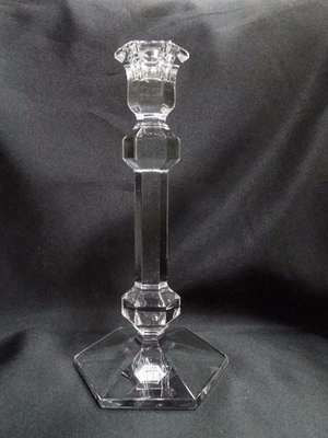 $29.99 • Buy Val St. Lambert Gardenia, Hexagonal Base & Stem: Candlestick, 9 3/8 , As Is