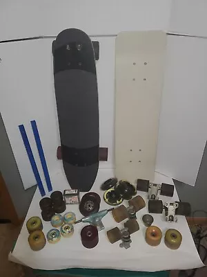 Vintage Junkyard Lot  With Complete Skateboard Naked Deck 5 Trucks W/ Wheels  • $124.99