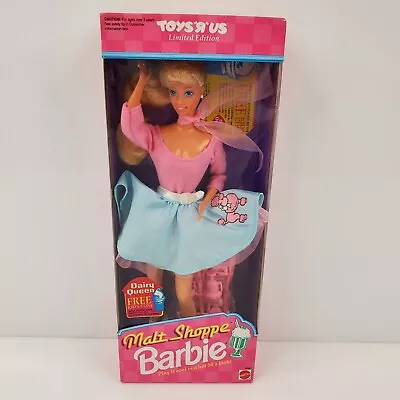 Vintage 1992 Barbie Malt Shoppe Pink Blue 4581 • $39.99