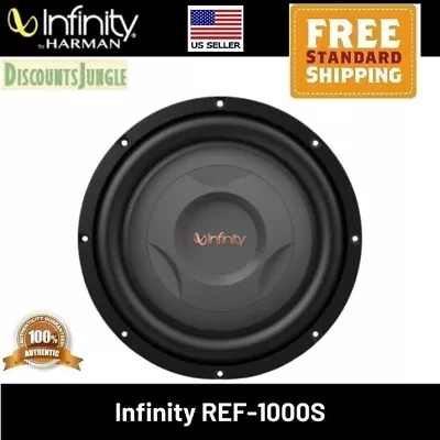 Infinity REF1000S Reference Series 800W 10  Shallow Mount Car Audio Subwoofer • $89.95