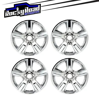 4 Chrome Wheel Skins 17” Hub Caps Rim Covers For 2015-2020 Ford Mustang • $47