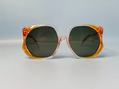 Vintage 70s Nos Pierre Cardin Acetate Oval Sunglasses Made In France 52/18 #88 • $100