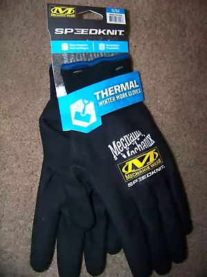 NWT Mechanix Wear SpeedKnit Gloves S Water Resistant Thermal Work S4DP-05-500 • $5.99