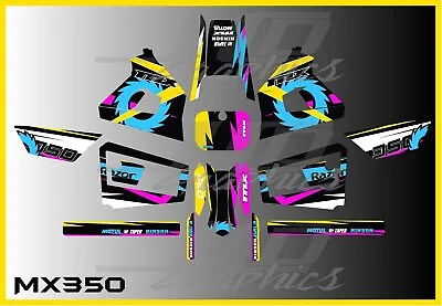 Razor MX350 NEW MODEL Graphics Kit Decals THICK AND HIGH GLOSS  • $55