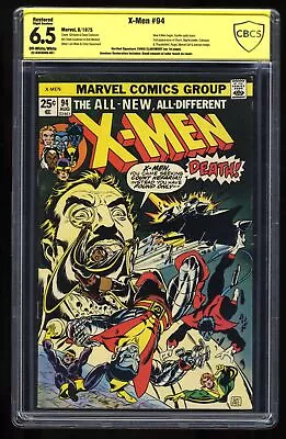 X-Men #94 CBCS FN+ 6.5 (Restored) New Team Begins Sunfire Leaves! Cockrum Art! • $469