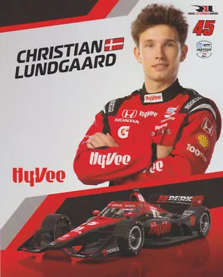 2024 Christian Lundgaard Hy-Vee Honda Dallara Indy Car Hero Card • $4.99