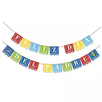  Feliz Dia Del Padre Banner Mexican Father's Day Papel Picado Spanish  • $19.60