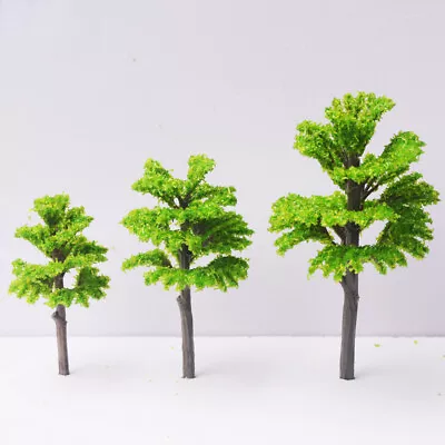 30PC Miniature Multi Size Pine HO/OO Scale Forest Plants Outdoors Scenery Model • $13.49