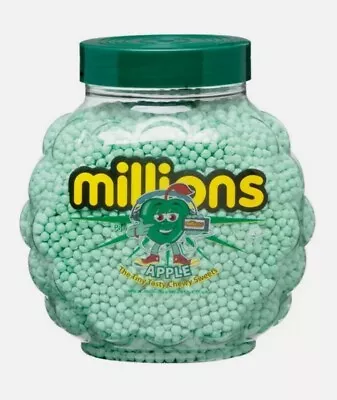 Millions Apple Flavour Full Sweets Jar 2.27kg • £29.99