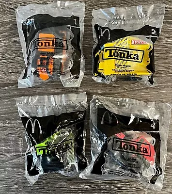 Vintage 2003 McDonalds Tonka Trucks Happy Meal Toys - Complete Set Of 4 Sealed! • $17