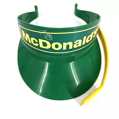 VTG 1988 McDonalds Drive Thru Playset Green Visor Hat Microphone Toy Employee • $34.99