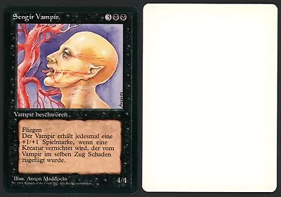 ***FBB German Sengir Vampire Press Check*** MTG Revised Magic Kid Icarus • $26