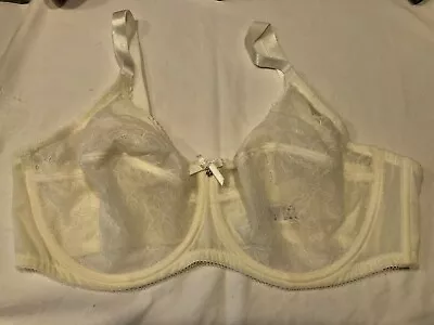 WACOAL 40D #855186 RETRO CHIC FULL FIGURE UNDERWIRE BRA IVORY New With No Tags • $35