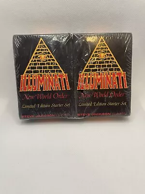 STARTER SET LIMITED EDITION 1994 1st  Illuminati INWO Card Game New WorlD ORDER • $265