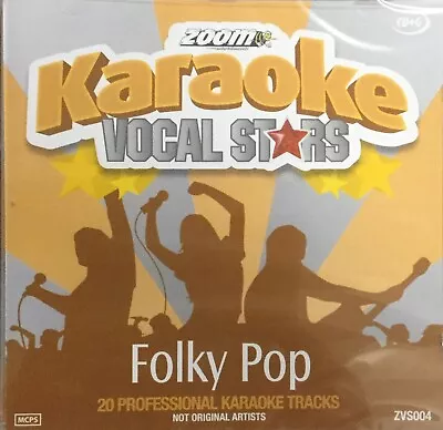 £4.95 • Buy Zoom Karaoke Vocal Stars CDG Disc (ZVS004) - Folky Pop