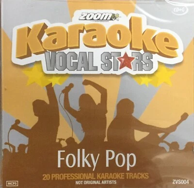 £4.95 • Buy Zoom Karaoke Vocal Stars CDG Disc (ZVS004) - Folky Pop