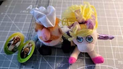 Muppets Finger Puppets Miss Piggy / Swedish Chef  Starbucks #s 1 & 2  Of 2 • $13