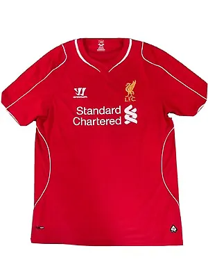 Liverpool Home Shirt 2014 2015. Xl. Warrior • £17.99