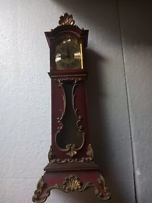 $76.72 • Buy Schmid 8day Miniature Grandfather Clock 13  Not Working