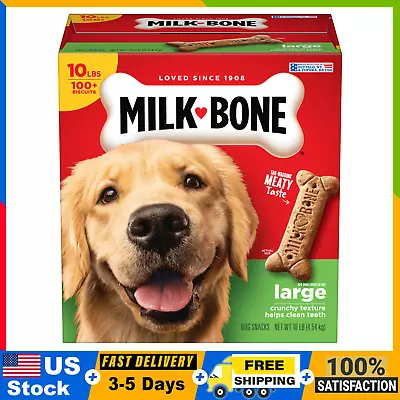 Milk-Bone Original Dog Biscuits Large Crunchy Dog Treats 10 Lbs. • $14.98