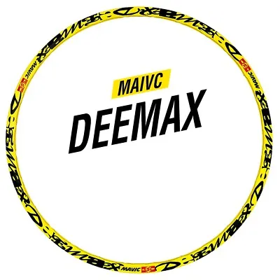 Mountain Bike Wheel Rim Sticker For MAVIC DEEMAX Replacment MTB Bicycle Decals • $19.66