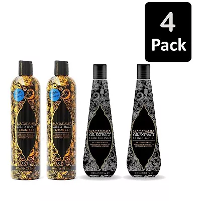 £9.99 • Buy 2 X Macadamia Oil Extract Conditioner 300ml & 2 X Oil Extract Shampoo 400ml