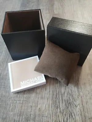 Authentic Brown Michael Kors Watch Empty Box With Pillow & Booklet  • $8.99