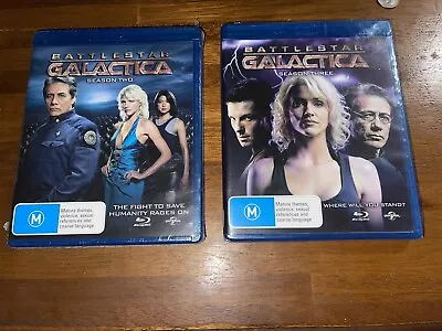 Battlestar Galactica : Complete Season 2 & 3 Blu-ray’s Brand New Sealed • $35