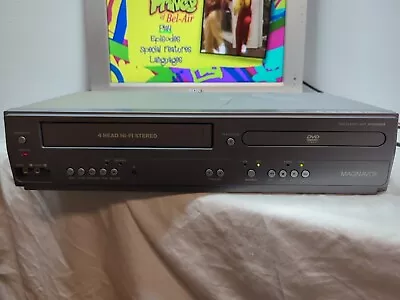 Magnavox DV225MG9 A DVD/VCR Combo Player VHS Recorder NO Remote Tested/Works • $69