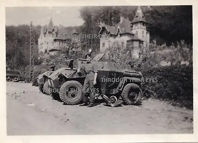 £48 • Buy Original WW2 Photo Humber Scout Cars Germany 1945 51st Highland Division 