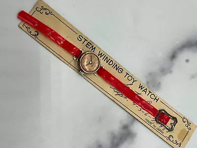 Vintage Stem Winding Toy Watch On Original Card • $9.99