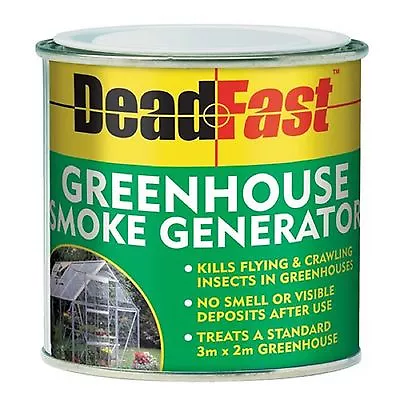 3.5g Deadfast Greenhouse Smoke Fumigator Clean Pest Insect Infestation Control • £13.99