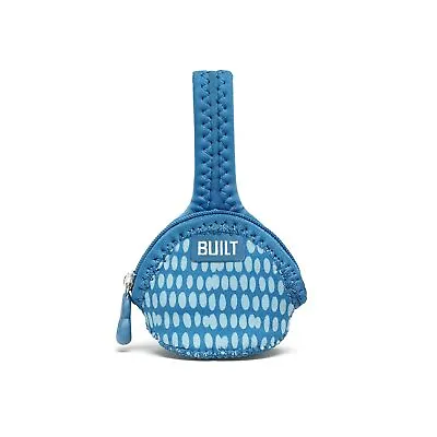 Built NY Neoprene Paci-Finder - Single Pacifier Holder - Dribble Drops Blue • $8.95