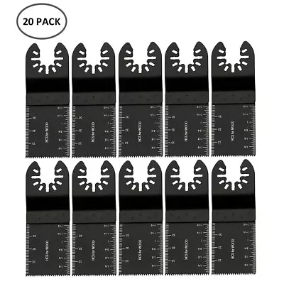 20x Metal Oscillating Multi Tool Saw Blade Set Carbide Blade For Makita Dewalt • $14.99