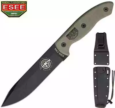 ESEE CM6 Knife 167mm Carbon Steel Blade With Black Kydex Sheath • $385