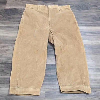 VTG WOOLRICH HUNTING RIDING CAPRI PANTS KNICKERS Corduroy Adjustable Leg Opening • $33.94