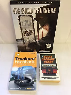 X 3 Ice Truckers DVD & Book Haynes Handbook Eddie Stobart Story Good - Great! • £9.99